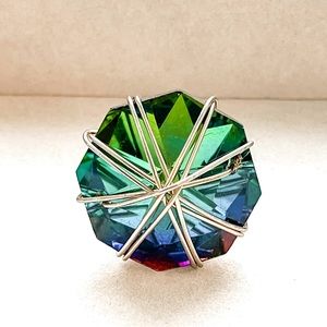 Prism | Cool | Gemstone | Wire Ring